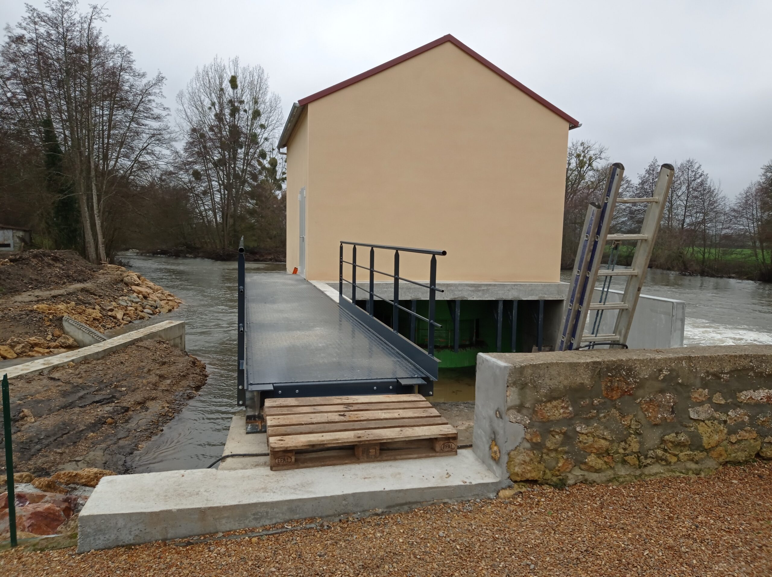 Centrale hydroélectrique de L Rochette dans la charte par ERCISOL